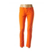 SCHOOL RAG - Pantalon 7/8 orange en coton pour femme - Taille W28 - Modz