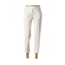 MARELLA - Pantalon 7/8 blanc en coton pour femme - Taille 40 - Modz