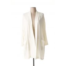 COULEURS DU TEMPS - Veste casual beige en viscose pour femme - Taille 40 - Modz