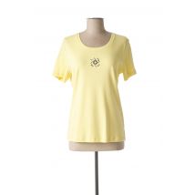FRANCE RIVOIRE - T-shirt jaune en coton pour femme - Taille 40 - Modz