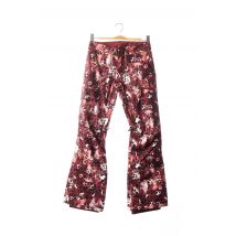 ROXY - Pantalon flare marron en polyester pour femme - Taille 34 - Modz