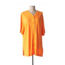 RIO - Gilet manches courtes orange en viscose pour femme - Taille 44 - Modz