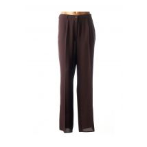 RIO PANTALONS FEMME DE COULEUR MARRON - Grande Taille