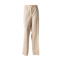 CHRISTIAN MARRY PANTALONS FEMME DE COULEUR BEIGE - Grande Taille