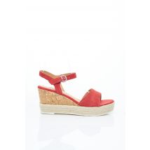 MARCO TOZZI - Espadrilles rouge en autre matiere pour femme - Taille 40 - Modz