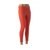 B.YOUNG - Jeans coupe slim orange en coton pour femme - Taille 38 - Modz