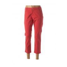 C'EST BEAU LA VIE - Pantalon 7/8 rouge en coton pour femme - Taille 42 - Modz