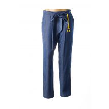 POUPEE CHIC - Pantalon droit bleu en tencel pour femme - Taille 40 - Modz