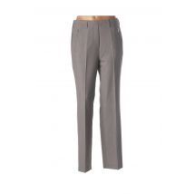 GERKE MY PANTS - Pantalon droit gris en polyester pour femme - Taille 44 - Modz