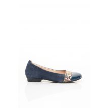 DORKING - Ballerines bleu en cuir pour femme - Taille 36 - Modz