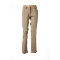 STARK - Pantalon droit beige en coton pour femme - Taille 42 - Modz