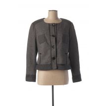 POUPEE CHIC - Veste casual gris en laine pour femme - Taille 40 - Modz