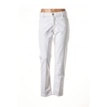 DENIM STUDIO - Pantalon slim blanc en coton pour femme - Taille W34 - Modz