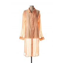 WILD - Robe mi-longue orange en coton pour femme - Taille 38 - Modz