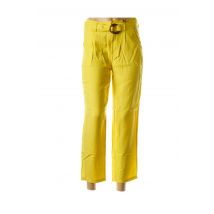 FREEMAN T.PORTER - Pantalon 7/8 jaune en lyocell pour femme - Taille W32 - Modz