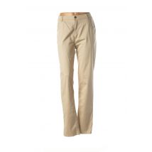 IMPAQT PANTALONS FEMME DE COULEUR BEIGE - Grande Taille