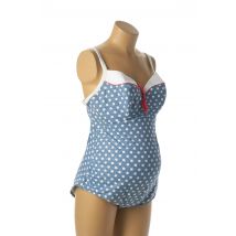 CACHE COEUR - Maillot de bain 1 pièce bleu en polyamide pour femme - Taille 100F - Modz