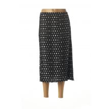 LEO & UGO - Jupe mi-longue noir en polyester pour femme - Taille 40 - Modz