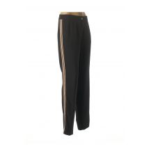 DIVAS - Pantalon droit noir en polyester pour femme - Taille 40 - Modz