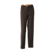 BASLER - Pantalon droit marron en coton pour femme - Taille 46 - Modz