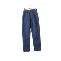CERRUTI 1881 - Pantalon droit bleu en lin pour femme - Taille W27 L30 - Modz