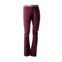 FREEGUN - Pantalon slim violet en coton pour femme - Taille 42 - Modz