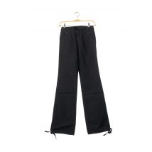 LOIS - Pantalon droit noir en coton pour femme - Taille W25 - Modz
