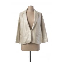 R95TH - Blazer beige en coton pour femme - Taille 38 - Modz