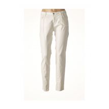 RINASCIMENTO - Pantalon slim blanc en coton pour femme - Taille 42 - Modz