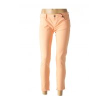 GUESS - Pantalon 7/8 orange en coton pour femme - Taille W24 - Modz