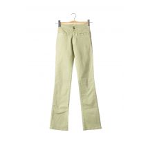 CIMARRON - Pantalon slim vert en coton pour femme - Taille W26 L32 - Modz