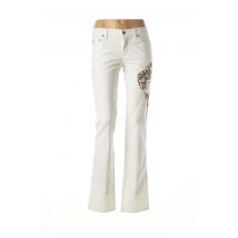 MOSCHINO - Pantalon slim blanc en coton pour femme - Taille W27 - Modz