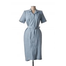 FRANCOISE DE FRANCE - Robe mi-longue bleu en polyester pour femme - Taille 38 - Modz