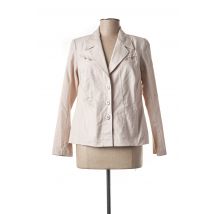 TELMAIL - Blazer beige en coton pour femme - Taille 38 - Modz