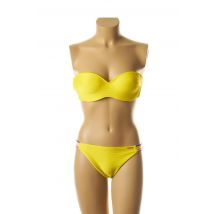 YSABEL MORA - Maillot de bain 2 pièces jaune en polyester pour femme - Taille 85C S - Modz