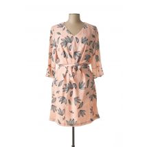 DIANE LAURY - Robe mi-longue rose en polyester pour femme - Taille 44 - Modz
