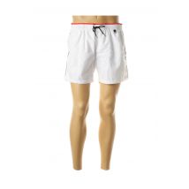 HOM - Short de bain blanc en polyester pour homme - Taille XL - Modz