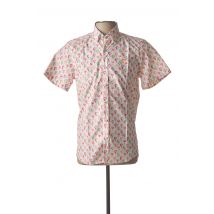 DARIO BELTRAN - Chemise manches courtes rose en coton pour homme - Taille S - Modz