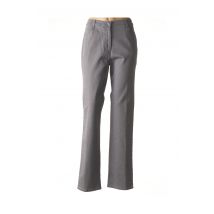 PIONIER - Pantalon droit gris en coton pour femme - Taille W42 L32 - Modz