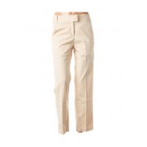 OTTOD'AME - Pantalon droit beige en coton pour femme - Taille W31 - Modz