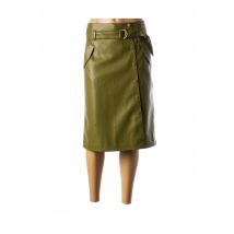COMMA - Jupe mi-longue vert en polyester pour femme - Taille 38 - Modz
