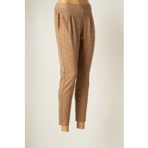 CREAM - Pantalon 7/8 marron en polyester pour femme - Taille 38 - Modz