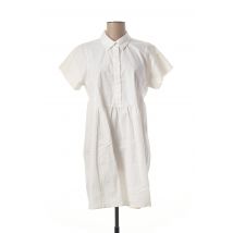 B.YU - Robe courte blanc en coton pour femme - Taille 42 - Modz