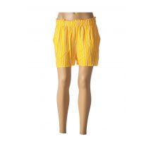BLEND SHE - Short jaune en viscose pour femme - Taille 40 - Modz