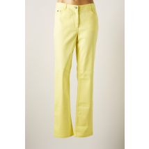 FELINO - Jeans coupe droite jaune en coton pour femme - Taille 46 - Modz