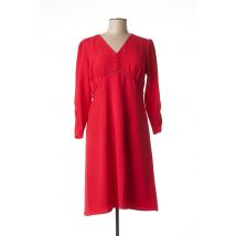 MAISON 123 - Robe mi-longue rouge en polyester pour femme - Taille 40 - Modz