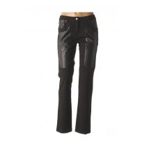 TRICOT CHIC - Pantalon droit noir en viscose pour femme - Taille 42 - Modz