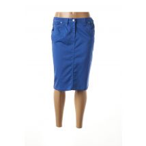 MERI & ESCA - Jupe mi-longue bleu en coton pour femme - Taille 40 - Modz