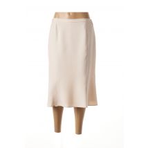 FRANCE RIVOIRE - Jupe mi-longue beige en polyester pour femme - Taille 42 - Modz
