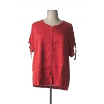 CISO - Chemisier rouge en tencel pour femme - Taille 48 - Modz